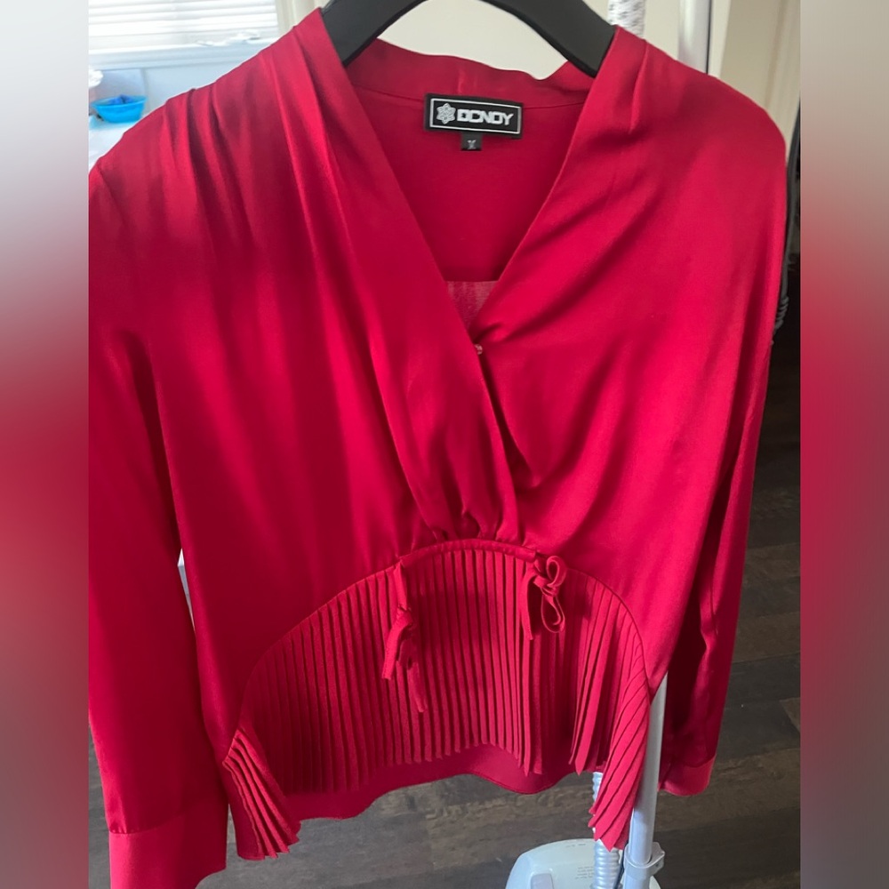 Red blouse